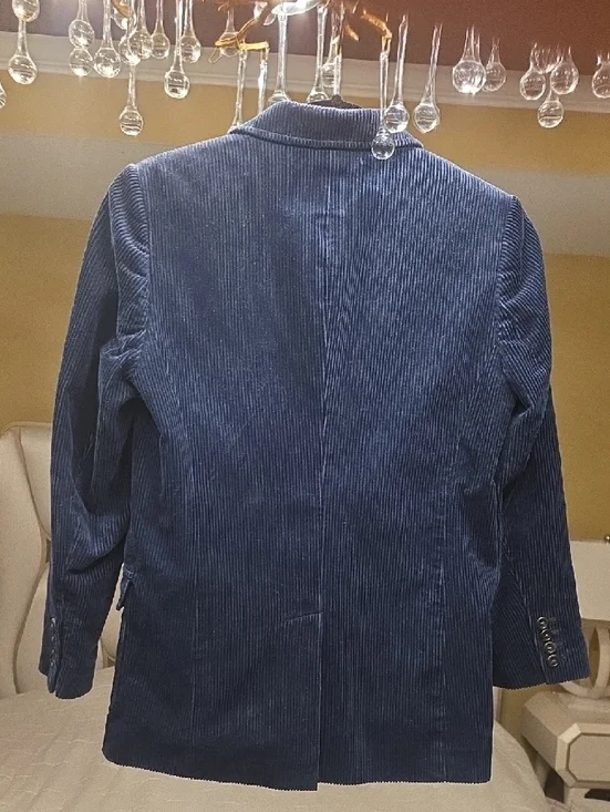 Polo by Ralph Lauren Dark Navy Corduroy Blazer Size M (12-14) Boys